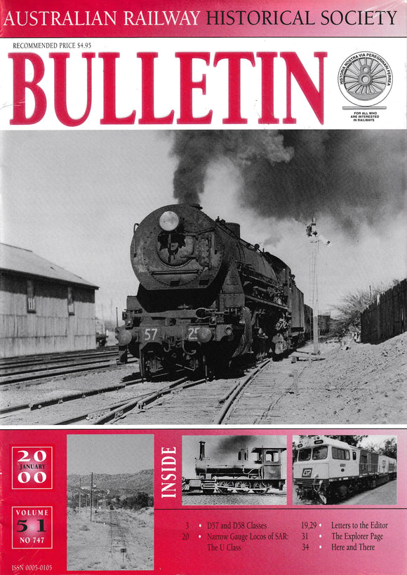 ARHS Bulletin (12) 2000 -Used- (M-BU-2000)