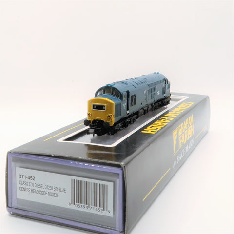 NSC-0035 Used Goods Graham Farish Class 37/0 BR Blue DCC Non Sound N Scale