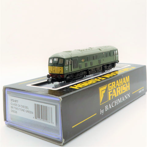 NSC-0042 Used Goods Graham Farish Class 24 BR Two Tone Green DCC Non Sound N Scale