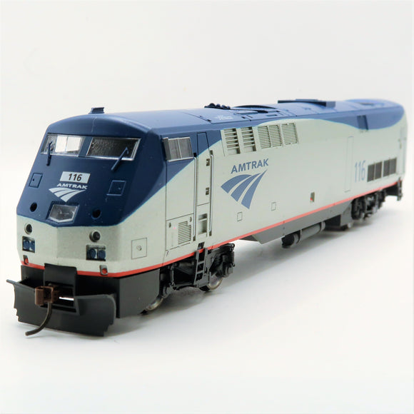 COMM-4640 Used Goods Athearn/Walthers Amtrak set 2xAMD103 Athearn locomotives & 8xWalthers Coaches DCC Ready HO Scale