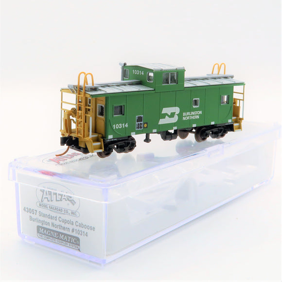 NSC-0204 Used Goods Atlas Standard Cupola Caboose BN #10314 N Scale