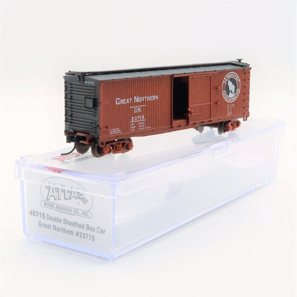 NSC-0219 Used Goods Atlas Boxcar Great Northern #23715 N Scale