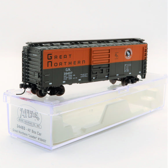 NSC-0220 Used Goods Atlas Boxcar Great Northern #39407 N Scale