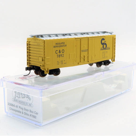 NSC-0221 Used Goods Atlas Boxcar C&O #7892 N Scale