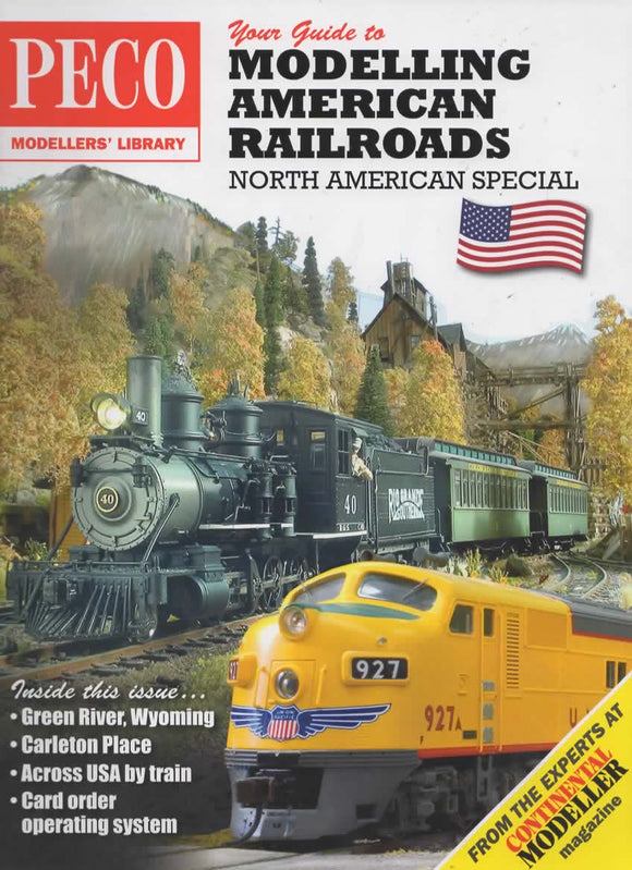Peco Modellers' Library: Your Guide to 'Modelling American Railroads' (PM-201)