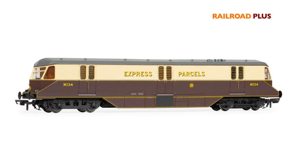 HMR-R30384 RailRoad Plus GWR, Bo-Bo, No. 34 Parcels Car - Era 3 DCC Ready