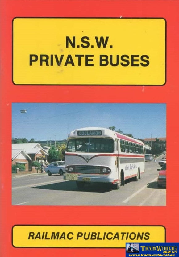 N.s.w. Private Buses: A Pictorial Review (Armp-0068) Reference