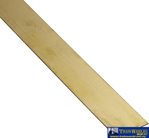 ALB-BS7M Albion Alloys Brass Strip BS7M 6mm x 0.8mm x 305mm (4 pieces) ScratchBuild