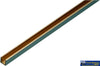 ALB-UC4 Albion Alloys Brass U Channel UC4 4.0mm x 4.0mm x 4.0mm x 305mm (1 piece) ScratchBuild