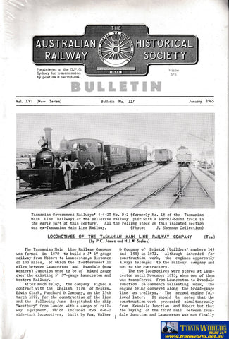 ARHS Bulletin (12) 1965 -Used- (M-BU-1965) Reference
