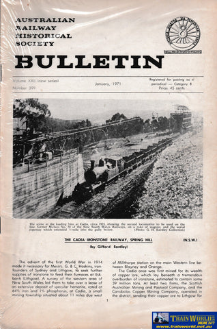 ARHS Bulletin (12) 1971 -Used- (M-BU-1971) Reference