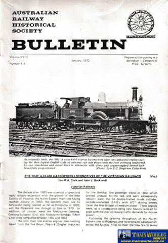 ARHS Bulletin (12) 1972 -Used- (M-BU-1972) Reference