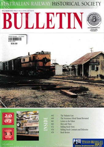 Arhs Bulletin (12) 2002 -Used- (M-Bu-2002) Reference