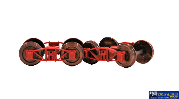 Asd-Adb5 Associated Distributors Bogies Victorian Bar Frame Disc-Wheels (1-Pair) Ho Scale Part