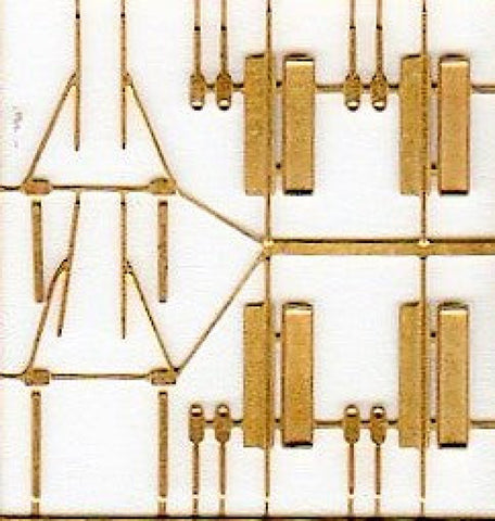 Asd-W03 Associated Distributors Single Arm Wiper 1 Per Window Plus Mirrors Ho Scale Part