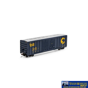 Ath-15878 Athearn 50’ Fmc 5077 Double Door Box C&O #486242 Ho Scale Rolling Stock