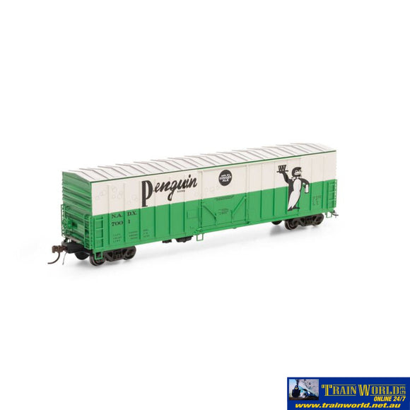 Ath-18445 Athearn 50’ Nacc Box Penguin Ginger Ale #7001 Ho Scale Rolling Stock