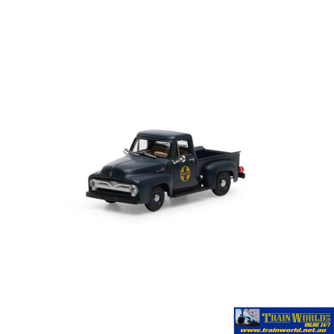 Ath-26449 Athearn Rtr 1955 Ford F-100 Pickup Santa Fe Ho Scale Vehicle