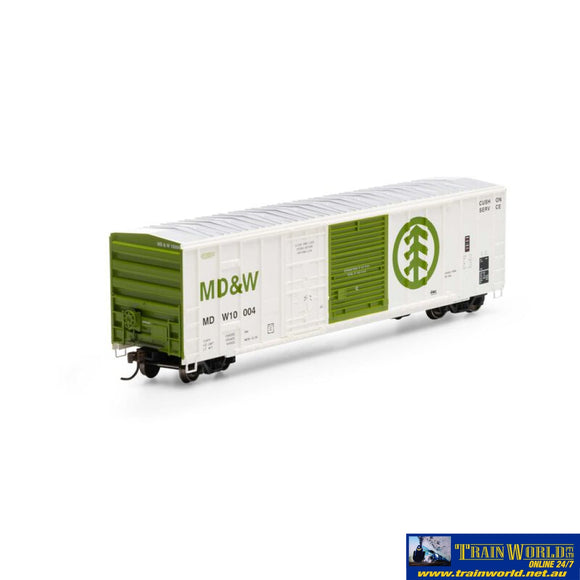 Ath - 26743 Athearn Rtr 50’ Fmc Combo Door Box Md&W #10004 Ho Scale Rolling Stock