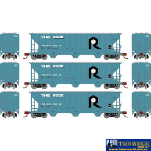 Ath-27418 Athearn Ps 4427 Covered Hopper Rock (3) N Scale Rolling Stock