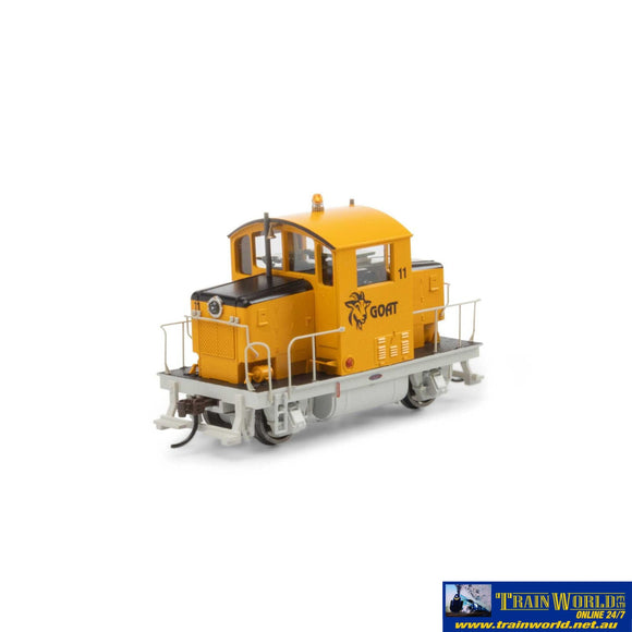 ATH-28743 Athearn EMD Model 40 Locomotive Yellow Shop Goat #11 HO Scale DCC Ready Locomotive