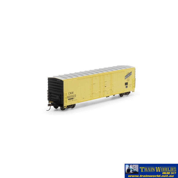 Ath-67945 Athearn Rtr 50’ Evans Dd Plug Box C&Nw #600523 Ho Scale Rolling Stock