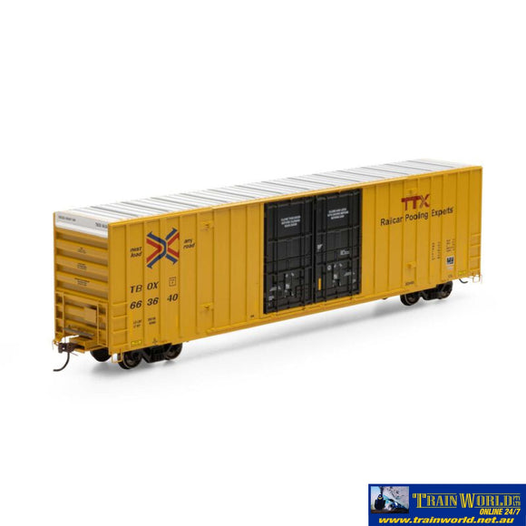 Ath-75296 Athearn Rtr 60’ Gunderson Box Tbox/Frwrd Think #663640 Ho Scale Rolling Stock