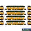 Ath-84865 Athearn Rtr 50’ Old Time Overland Passenger Set V&T #1 (4) Ho Scale Rolling Stock