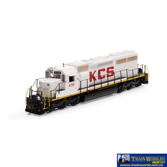 Ath-87328 Athearn Sd40 Locomotive With Dcc & Sound Kcs #636 Ho Scale