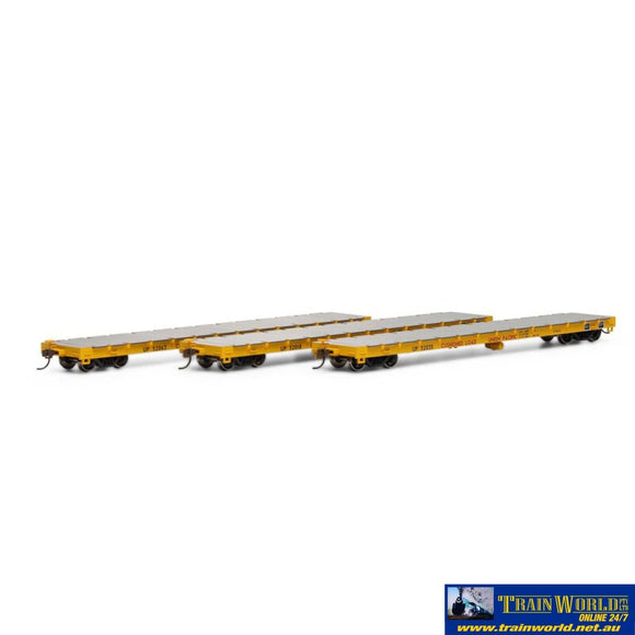 Ath-98087 Athearn 60 Flat Up (3) Ho Scale Rolling Stock