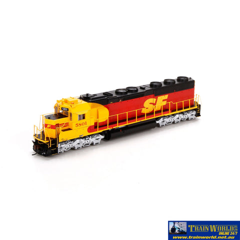 Ath-G67226 Athearn Genesis Sd45-2 #5801 Santa Fe Kodachrome Ho Scale Dcc/sound Locomotive