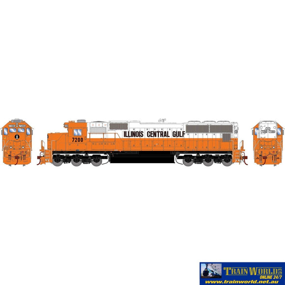 Ath-G75731 Athearn Genesis Ho Sd70 Illinois Central Gulf #7200 Scale Locomotive