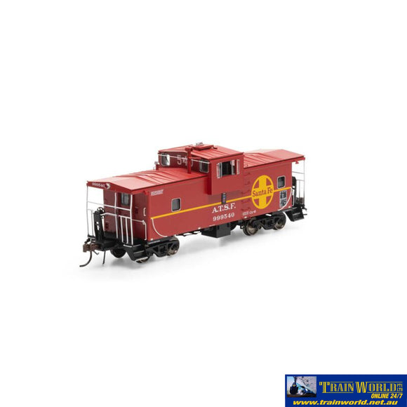 Ath - G78375 Athearn Genesis Ho Ce - 6 Icc Caboose With Lights & Sound Sf #999540 Scale. Rolling