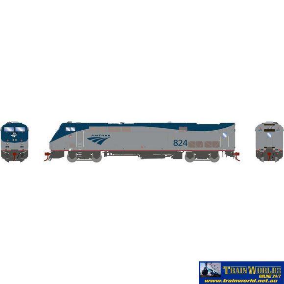 Ath-G82280 Athearn Genesis P40Dc Locomotive Dcc Ready Amtrak Phase V #824 Ho Scale