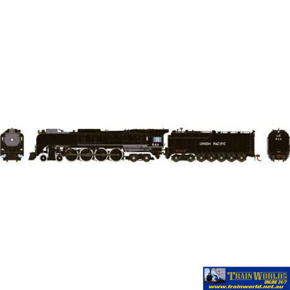 Ath-G88413 Athearn Genesis Fef-3 4-8-4 W/Dcc & Sound Up #844 Ho Scale Dcc/Sound Locomotive