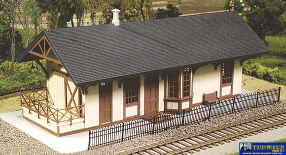 Atl-0720 Atlas Kit Maywood Train Station Ho Scale Structures