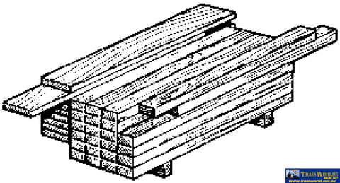 Atl-0791 Atlas Kit Scale Lumber Ho Structures