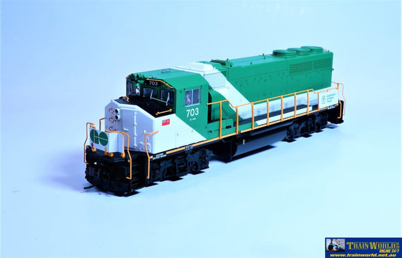 Atl-10001405 Atlas-Silver Gp40-2(W) #703 Go Transit Ho Scale Dcc Ready Locomotive