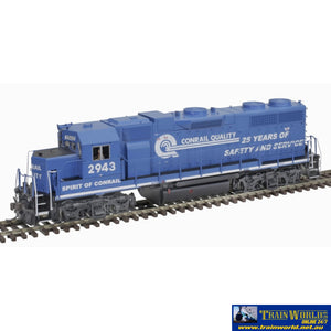 Atl-10004093 Atlas-Master Silver Ho Gp38 Conrail [Spirit Of Conrail] #2943 Dcc/Sound Locomotive