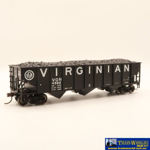 ATL-20006929 Atlas AAR 70 Ton 9 Panel Hopper Virginian #4592 HO Scale Rolling Stock