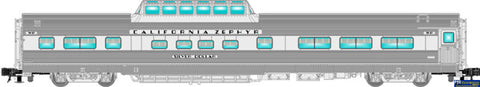 Atl-30021531 Atlas-Master Streamlined Dome Chair Car California Zephyr Wp #811 Silver Dollar O Scale