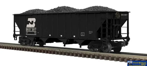 ATL-30022831 Atlas-Premier 4-Bay Hopper Burlington Northern ’BN’ #513917 *Black/White* O-Scale (2-Rail) Rolling Stock