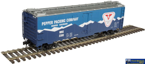 Atl-30049123 Atlas-Master 40 Steel Reefer Pepper Packing Company #2356 O Scale (2-Rail) Rolling