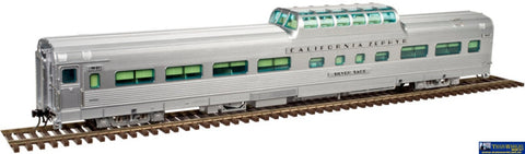 Atl-30090121 Atlas-Master Streamlined Dome Chair Car With Conductors Window California Zephyr Cb&q