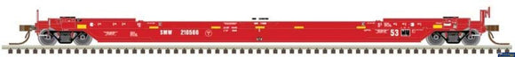 Atl-50003960 53 Rebuilt Well Car - Ready To Run Master(R) -- St. Marys Railway West Smw 210250 (Red