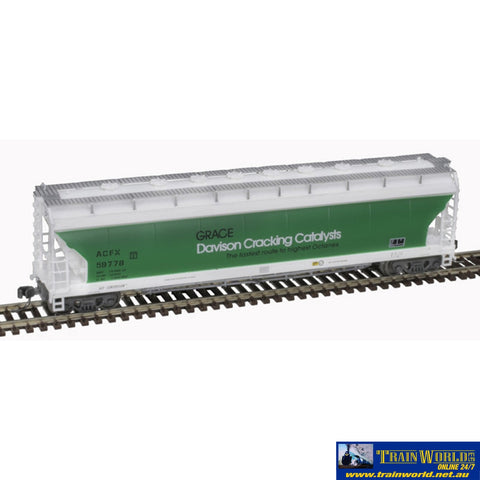 ATL-50006076 PRESSUREAIDE COVERED HOPPER GRACE DAVISON #59771 N Scale Rolling Stock