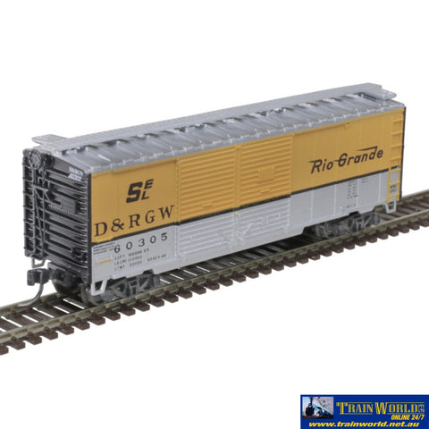 ATL-50006193 Atlas Trainman 40’ DD BOX CAR DENVER RIO GRANDE & WESTERN #60305 N Scale Rolling Stock