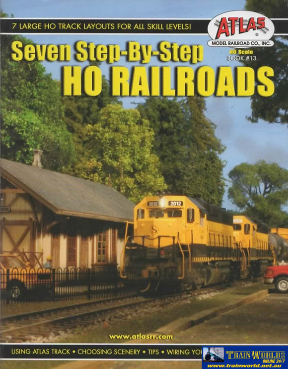 Atlas Model Railroads Book No.13: Seven Step-By-Step Ho (Atl-0013) Reference