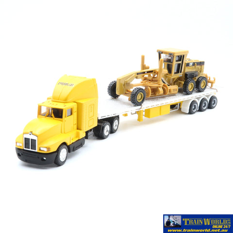 ATM-KGL Aussie Truck Models Kenworth with Grader Load HO Scale - Vehicle