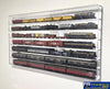 AUS-AMA52 AuscisionHO Scale Wall Hung Display Case - Black L93cm x D6cm x H54cm - Part
